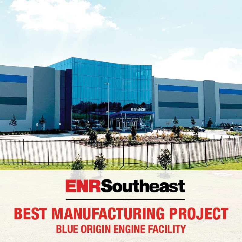 ENR Southeast Best Manufacturing Project Blue Origin Engine Facility